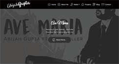 Desktop Screenshot of abijahgupta.com